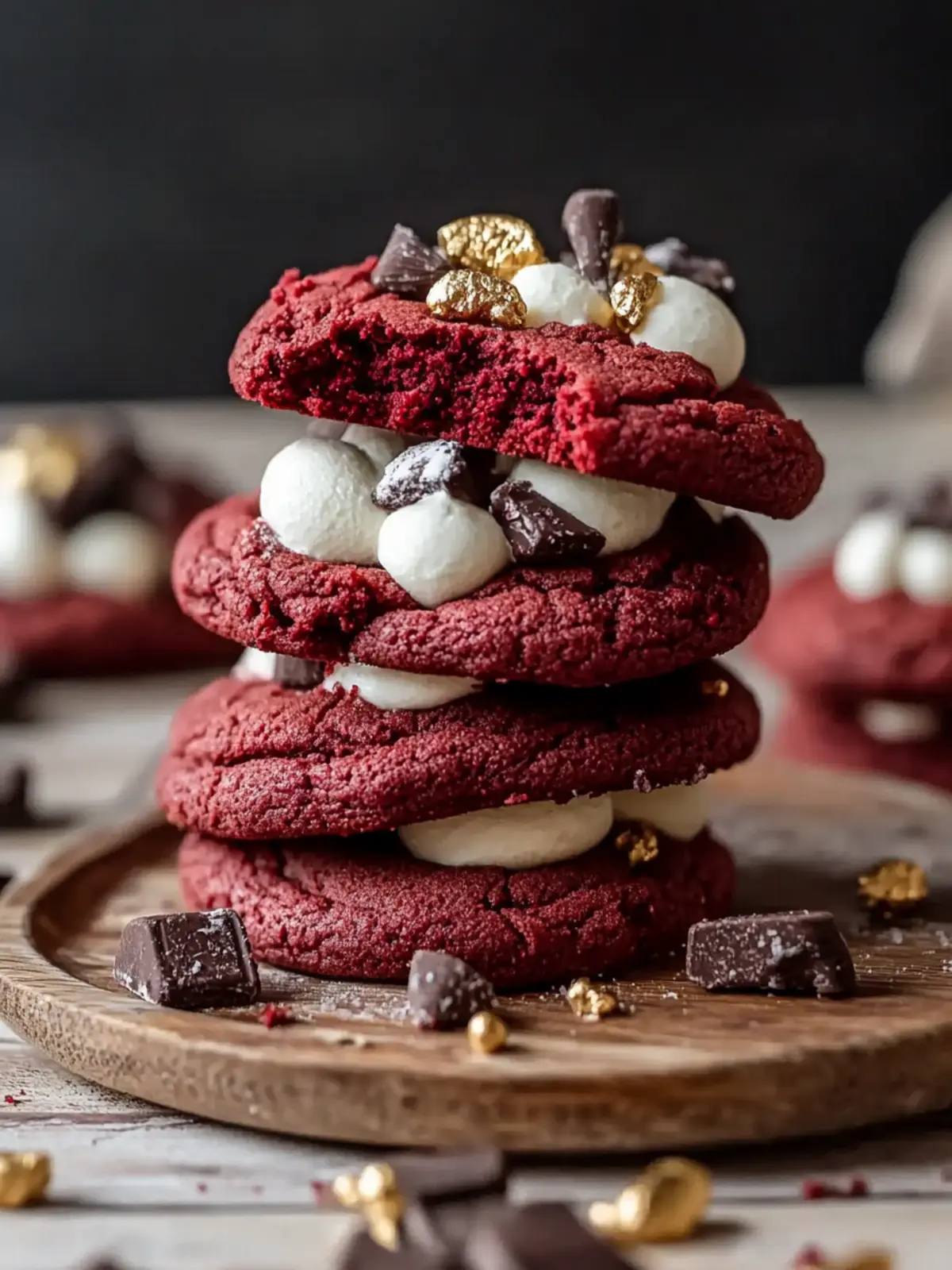 Red Velvet S'mores Cookies That Wow Every Sweet Tooth 2 Red Velvet S’mores Cookies