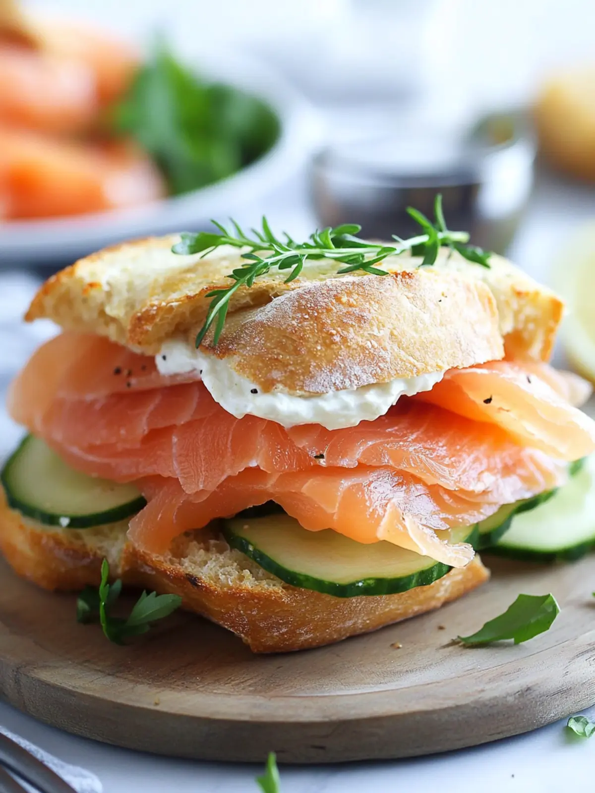 Irresistible Smoked Salmon Sandwiches for Quick Delights 4 Smoked Salmon Sandwich