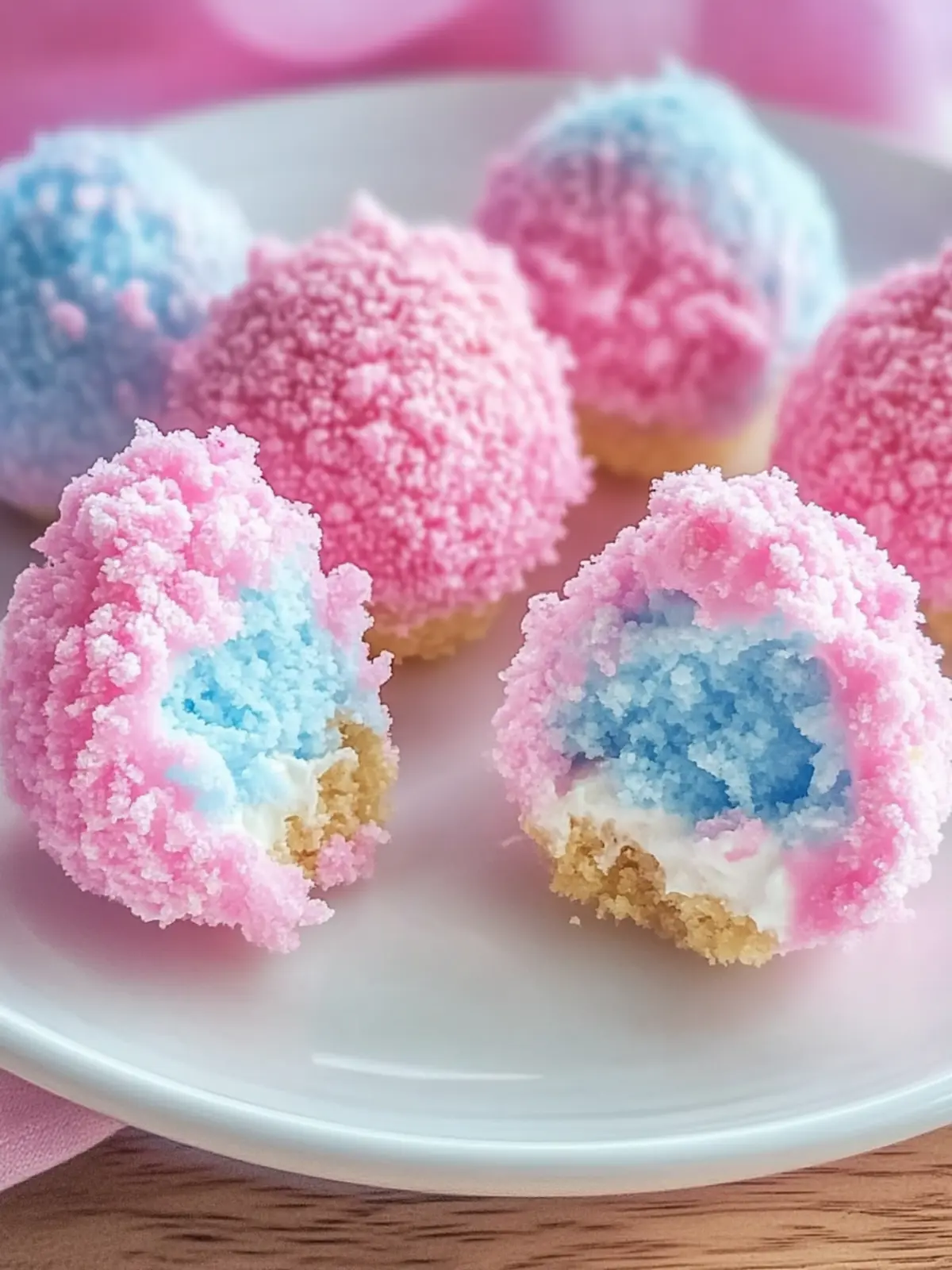 Delightful Crispy Cotton Candy Cheesecake Bombs in 30 Minutes 4 Crispy Cotton Candy Cheesecake Bombs