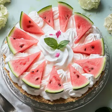 Refreshing Watermelon Pie: Easy, No-Bake Summer Delight 10 Watermelon Pie