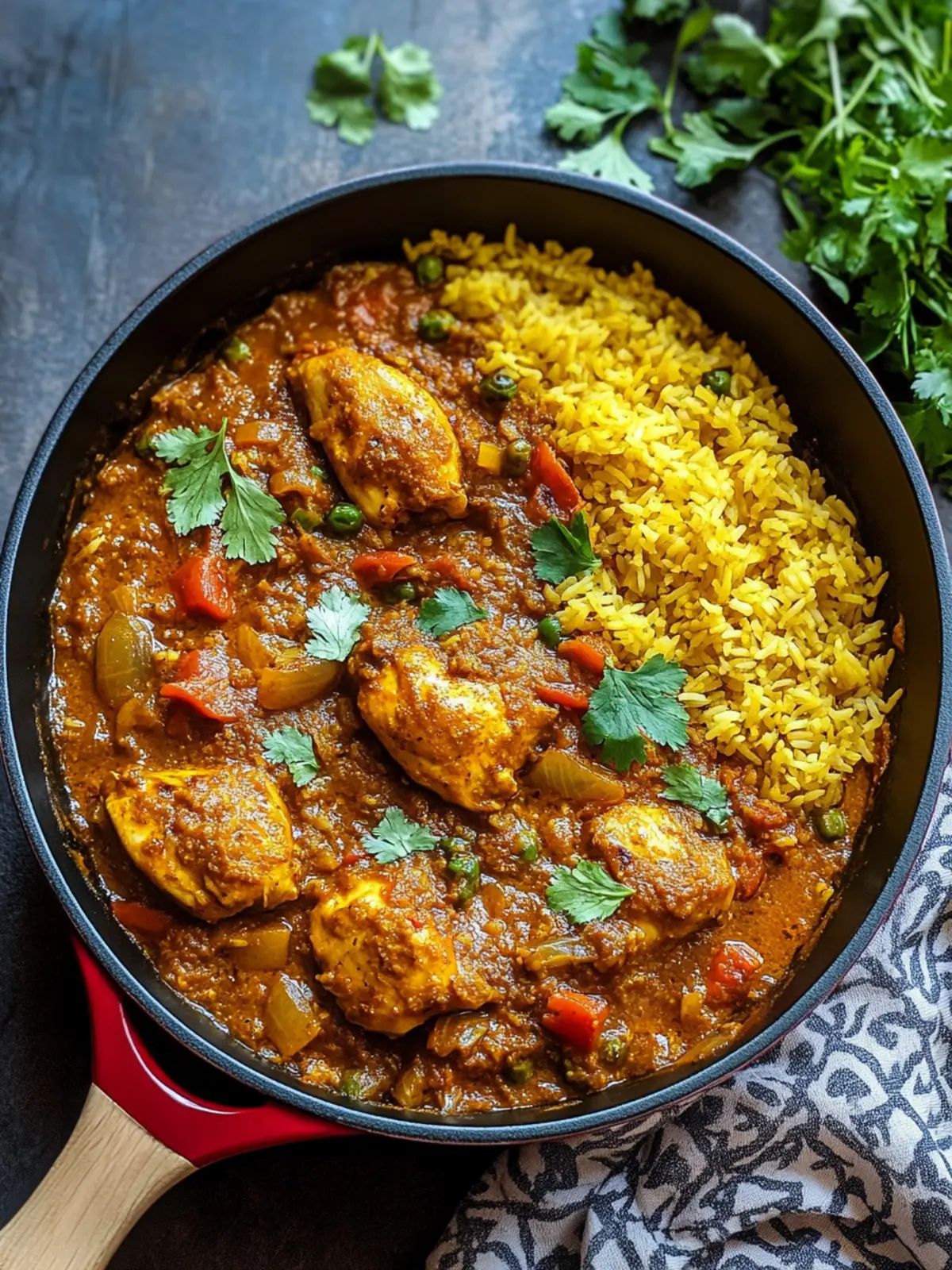 Savor Chicken Dupiaza with Pilau Rice for Cozy Nights In 5 Chicken Dupiaza with Pilau Rice