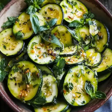 Zucchini alla Scapece: A Bright and Easy Mediterranean Delight 10 Zucchini alla Scapece