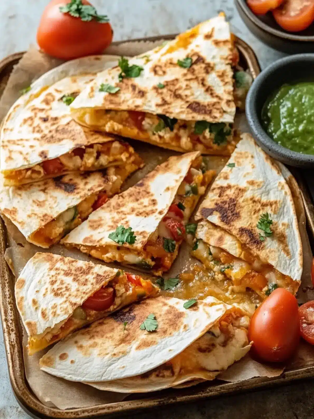 Sheet Pan Quesadillas: Easy, Cheesy Fun for Any Crowd 2 Sheet Pan Quesadillas