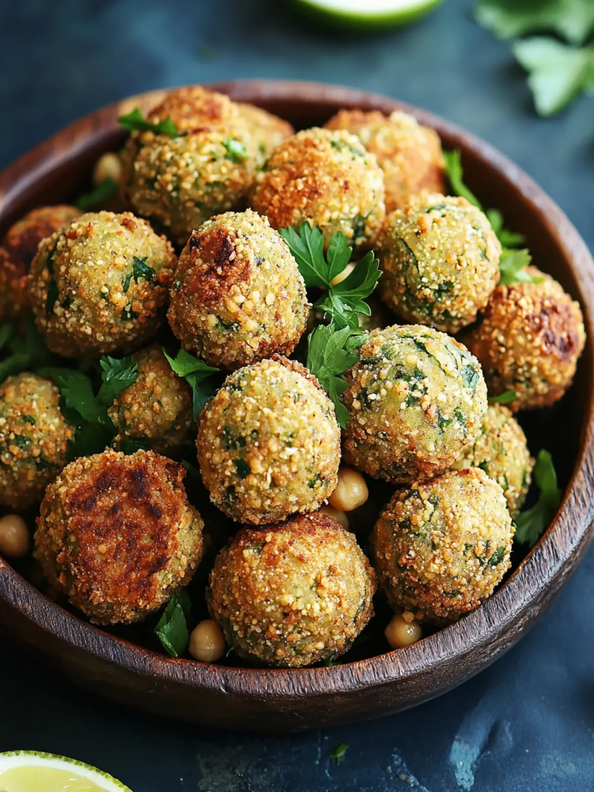 Crispy Fried Chickpea Balls: Irresistibly Delicious Snack! 4 Fried Chickpea Balls