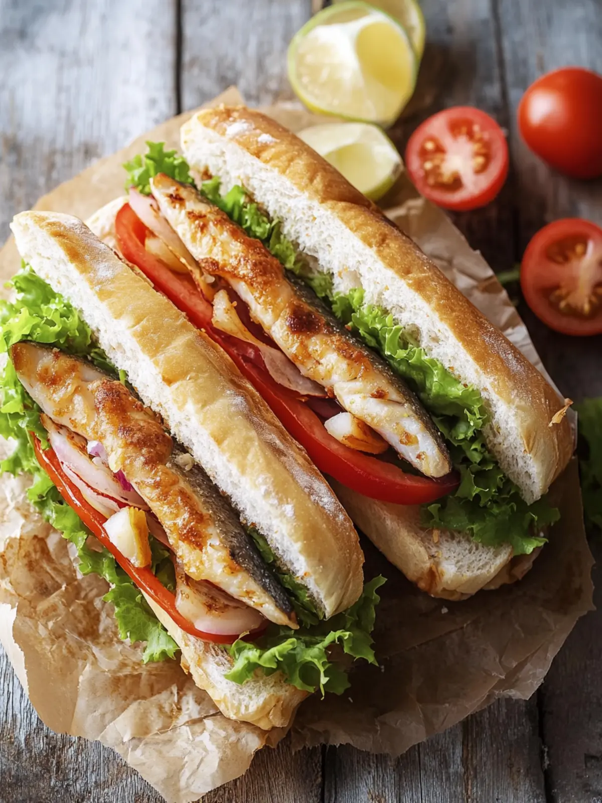 Savory Turkish Fish Sandwich: A Taste of Istanbul at Home 2 Turkish Fish Sandwich