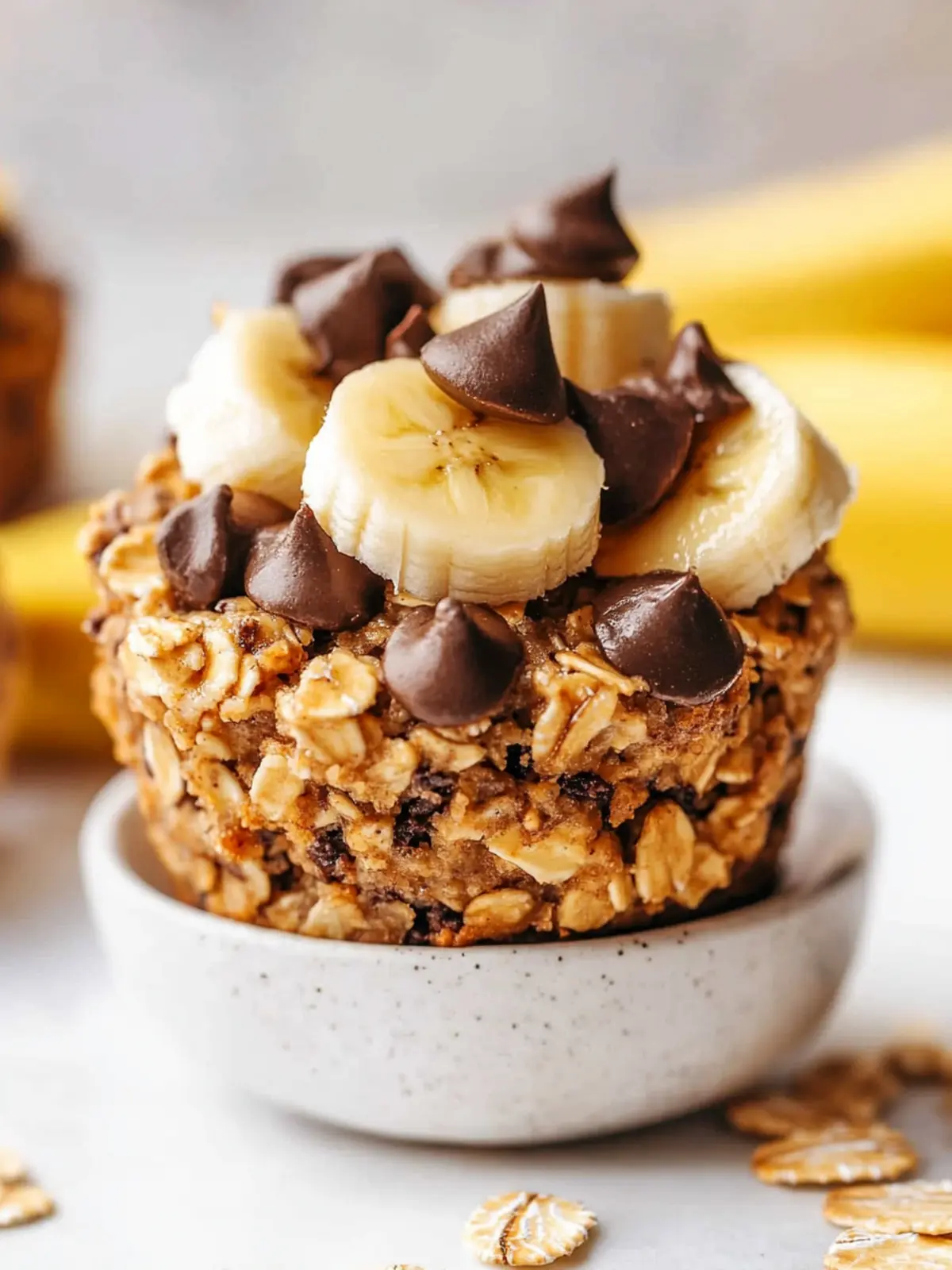 Delicious Peanut Butter Banana Baked Oatmeal Cups to Savor 4 Peanut Butter Banana Baked Oatmeal Cups