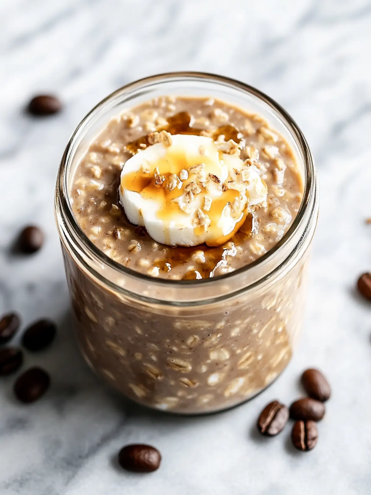 Vanilla Cold Brew Coffee Overnight Oats for Energized Mornings 5 Vanilla Cold Brew Coffee Overnight Oats