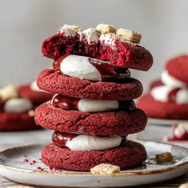 Red Velvet S'mores Cookies That Wow Every Sweet Tooth 9 Red Velvet S’mores Cookies