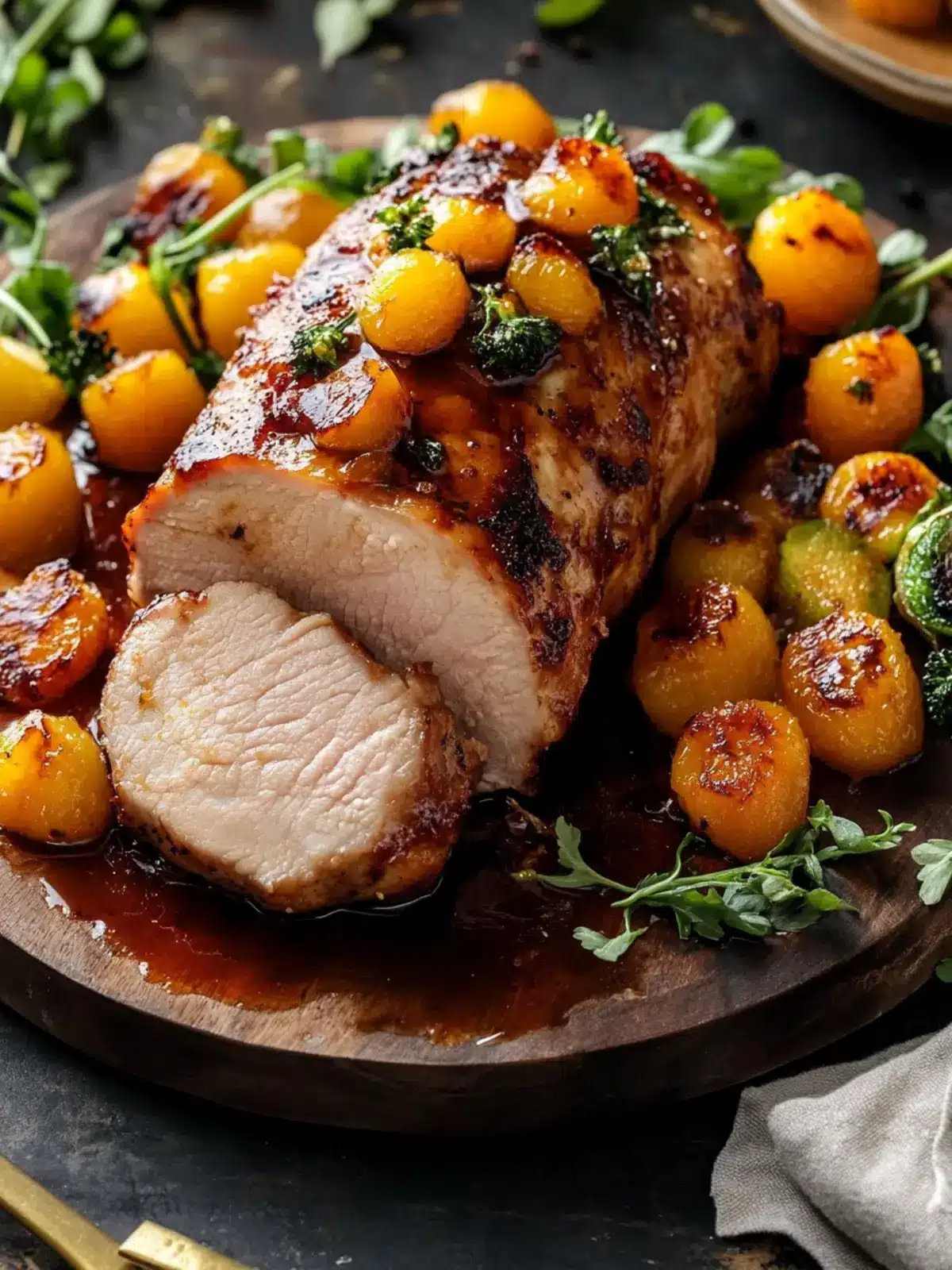 Apricot-Glazed Pork Tenderloin: A Sweet Savory Delight 4 Apricot-Glazed Pork Tenderloin
