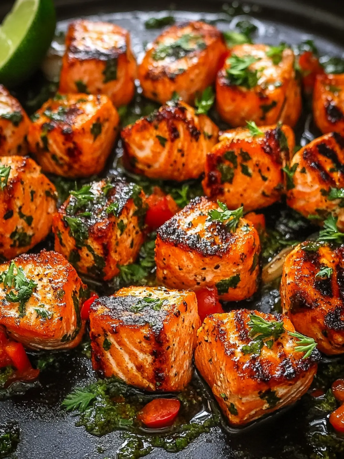 Spicy Grilled Salmon Bites: Juicy Flavor That Packs a Punch 2 Spicy Grilled Salmon Bites