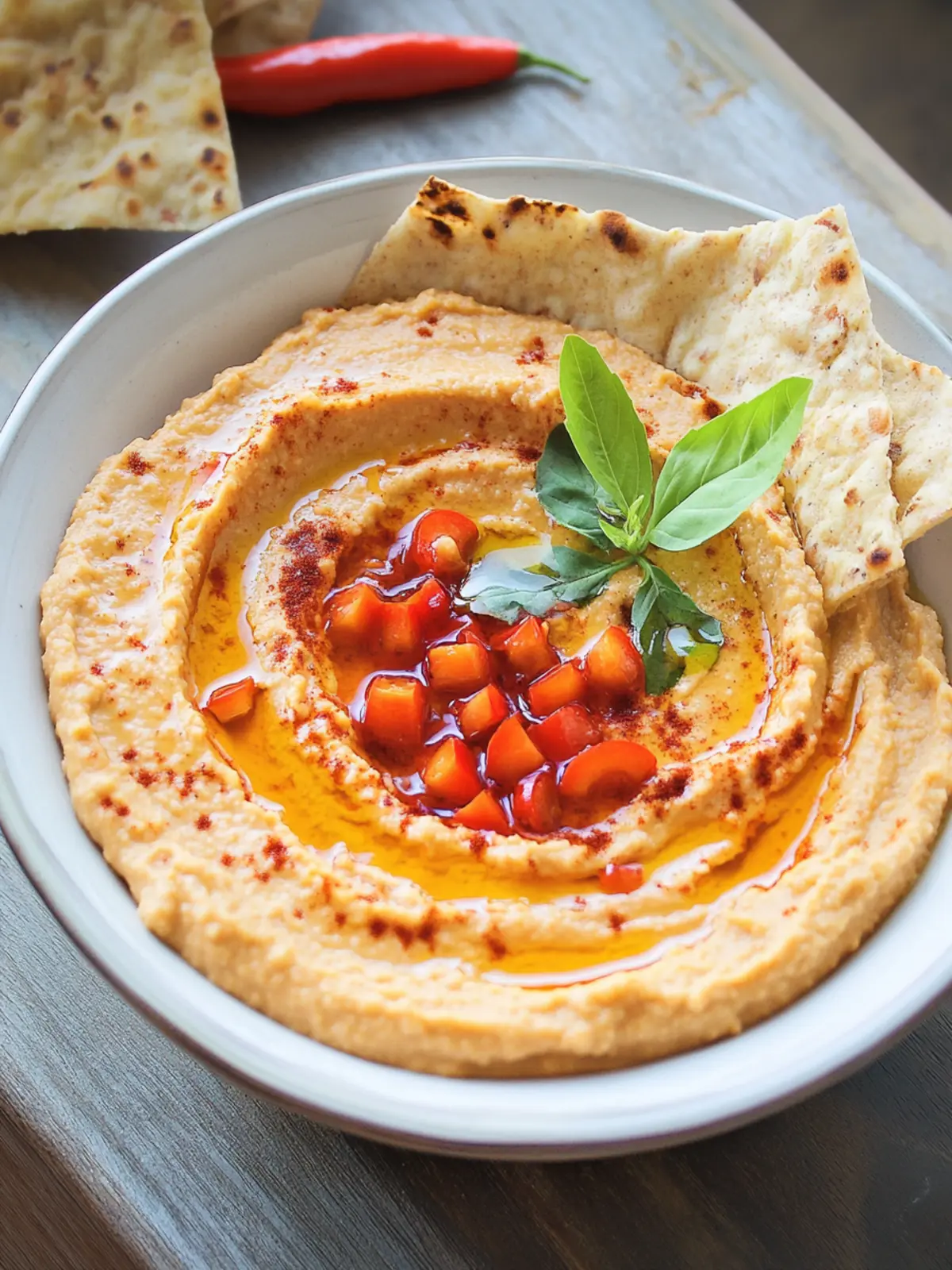 Savory Roasted Red Pepper Hummus for Your Homemade Feast 5 Roasted Red Pepper Hummus