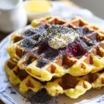 Lemon Poppy Seed Waffles with Blueberry Bliss Syrup Recipe 15 Lemon Poppy Seed Waffles