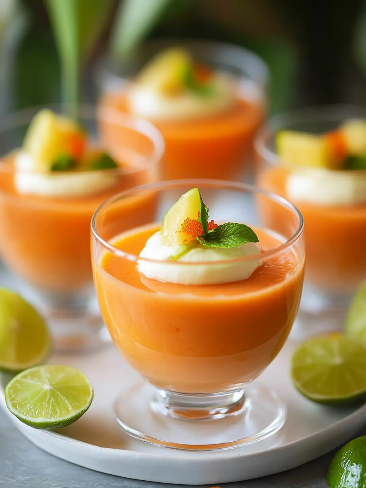 Delightful Papaya Lime Mousse Cups for a Refreshing Treat 2 Papaya Lime Mousse Cups