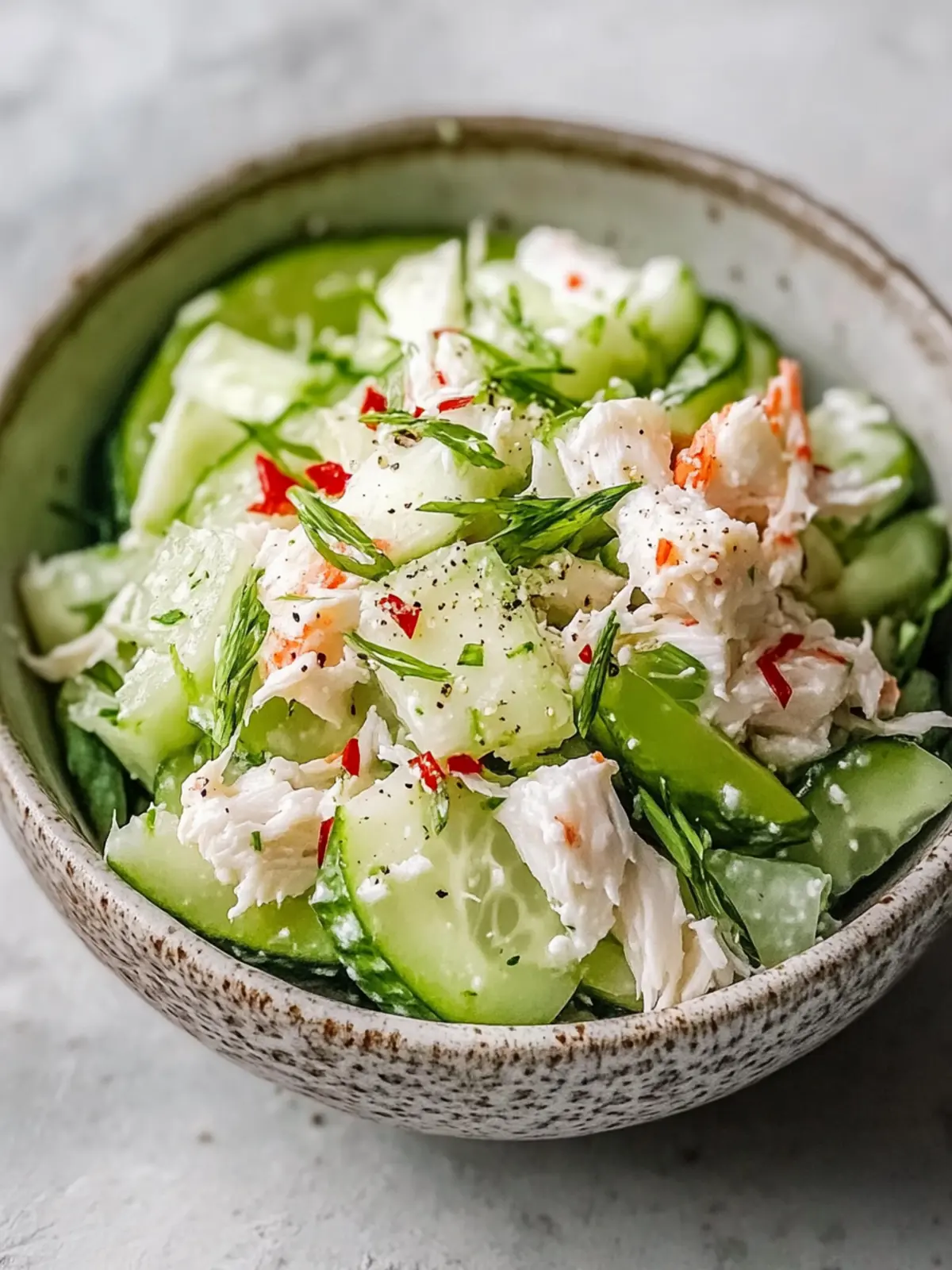 Cucumber Salad with Crab Meat: Your Perfect Summer Refreshment 4 Cucumber Salad with Crab Meat