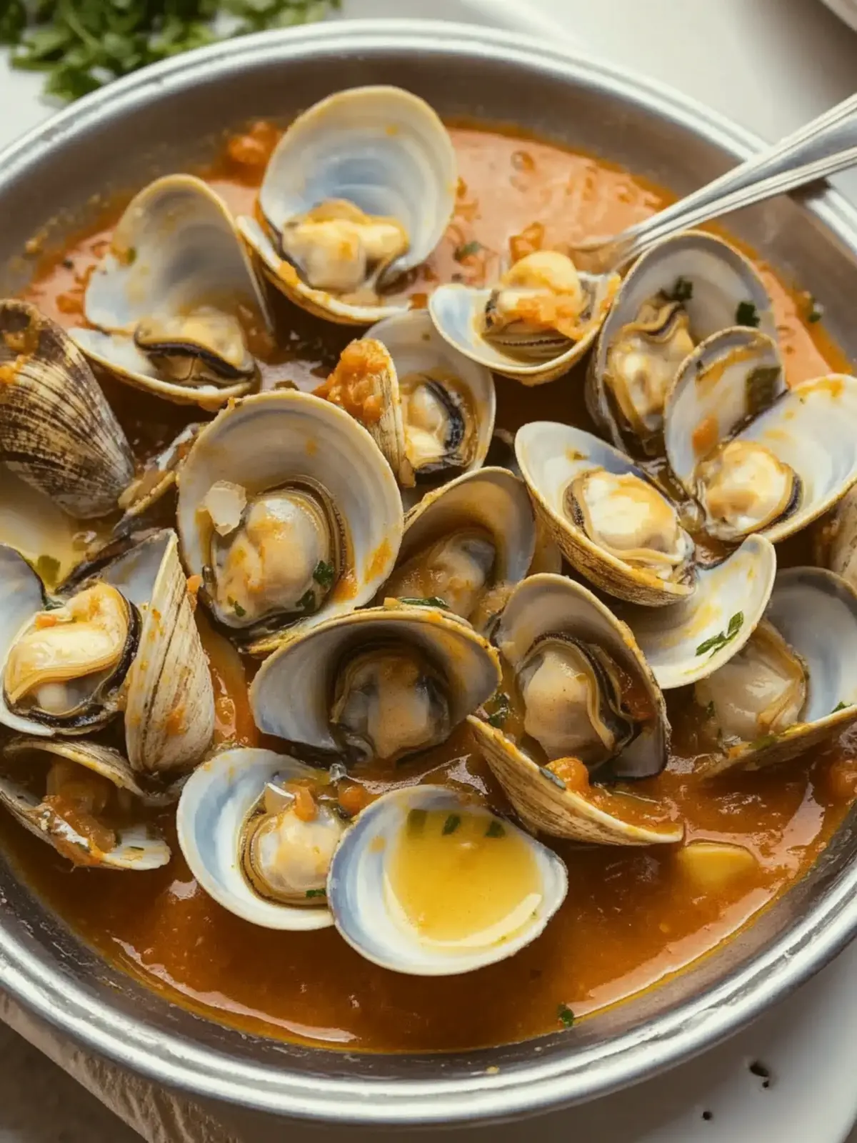 Delicious Clams in Marinera Sauce: A Mediterranean Delight 5 Clams in Marinera Sauce