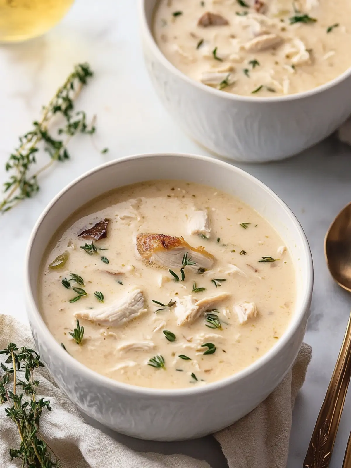 Deliciously Cozy Creamy Boursin Chicken Soup Recipe 3 Creamy Boursin Chicken Soup