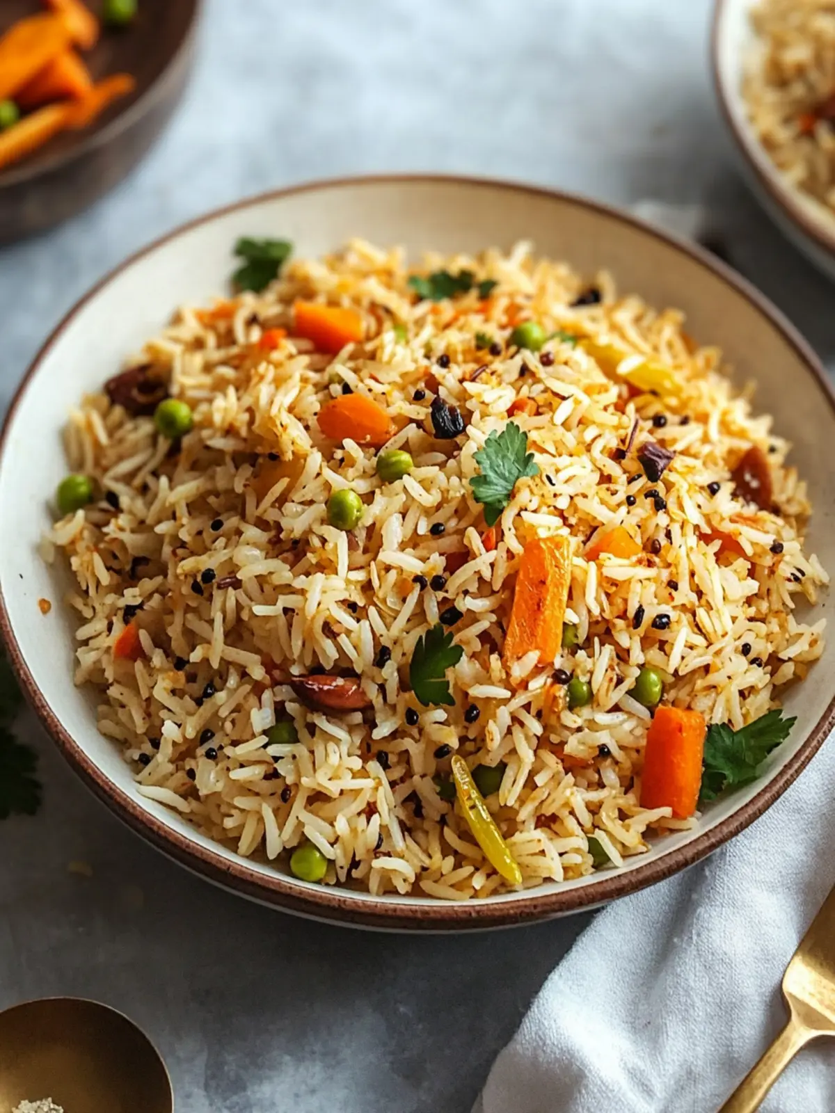Savory Arabic Rice Pilaf with Spices and Nuts Delight 2 Arabic Rice Pilaf