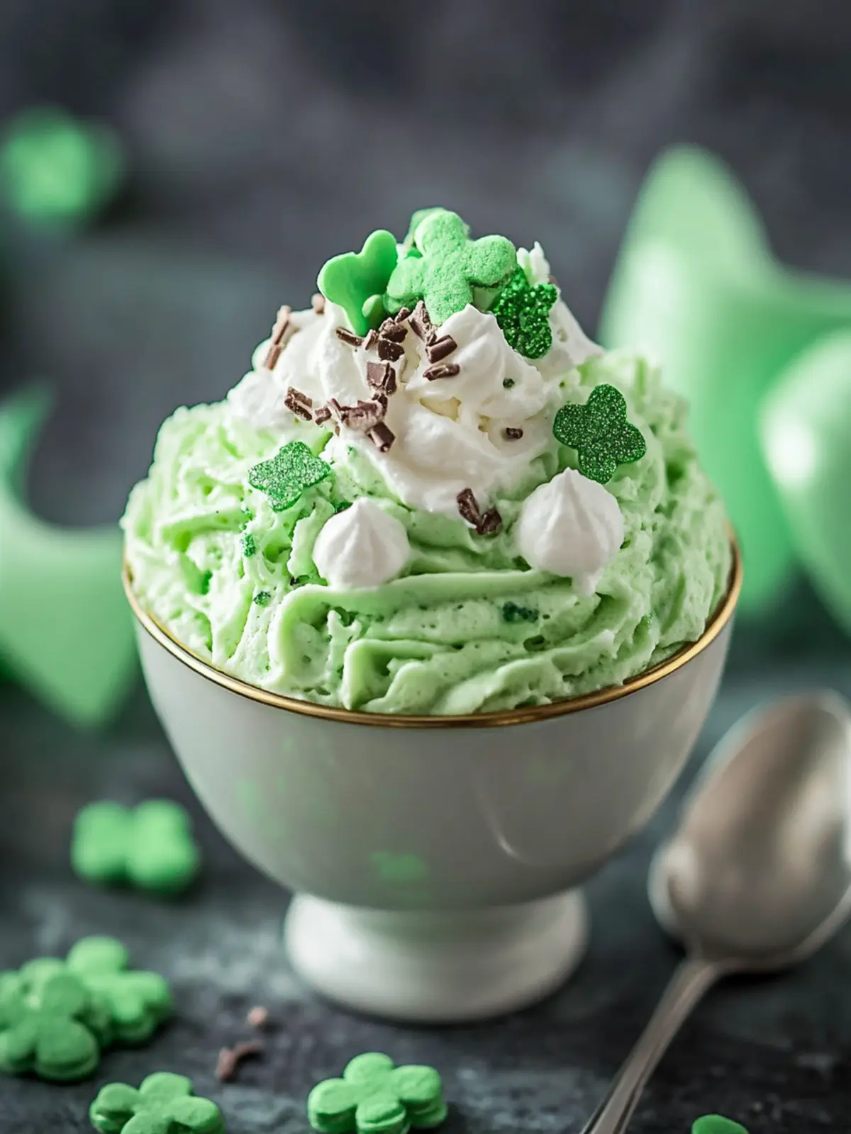 Delight in Shamrock Cheesecake Fluff for Sweet Celebrations 2 Shamrock Cheesecake Fluff