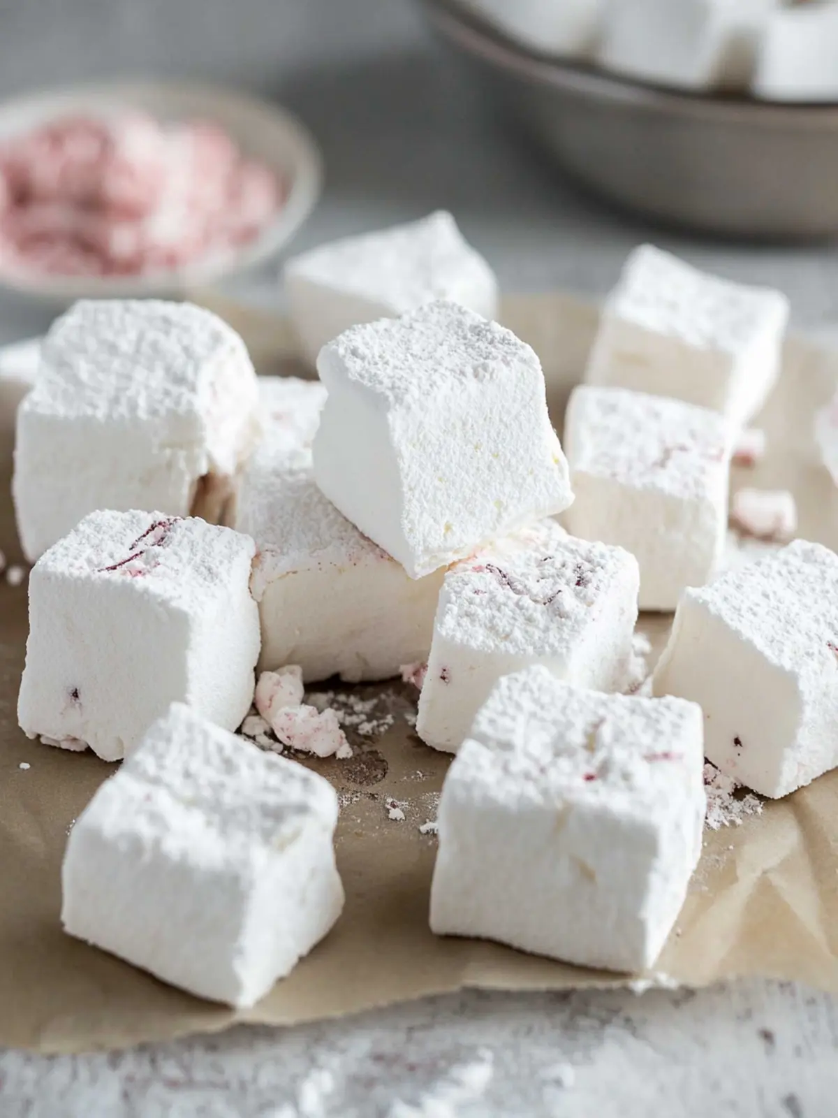 Deliciously Fluffy Homemade Vanilla Bean Marshmallows 2 Homemade Vanilla Bean Marshmallows