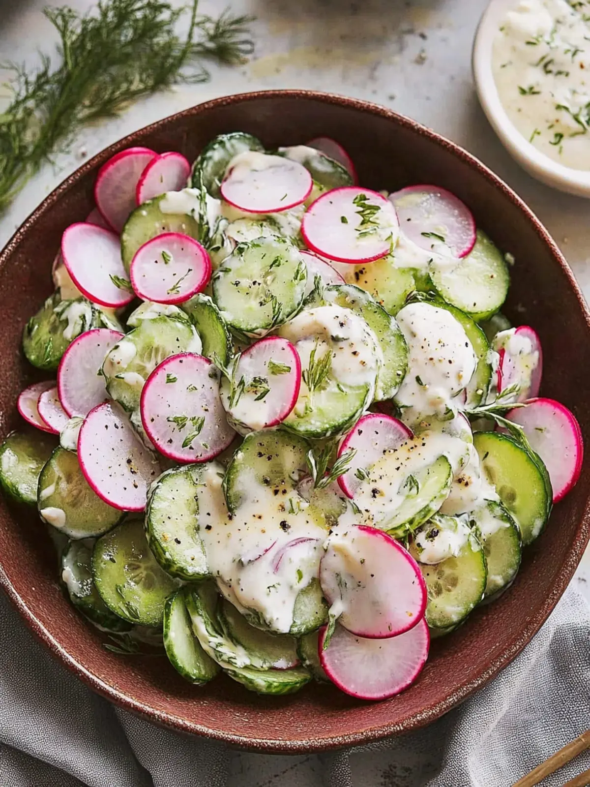 Zesty Creamy Cucumber Radish Salad for a Fresh Twist 4 Creamy Cucumber Radish Salad