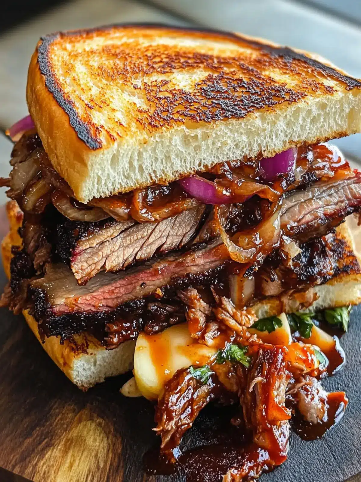 Savory BBQ Brisket Melts for Game Day Bliss 5 BBQ Brisket Melts