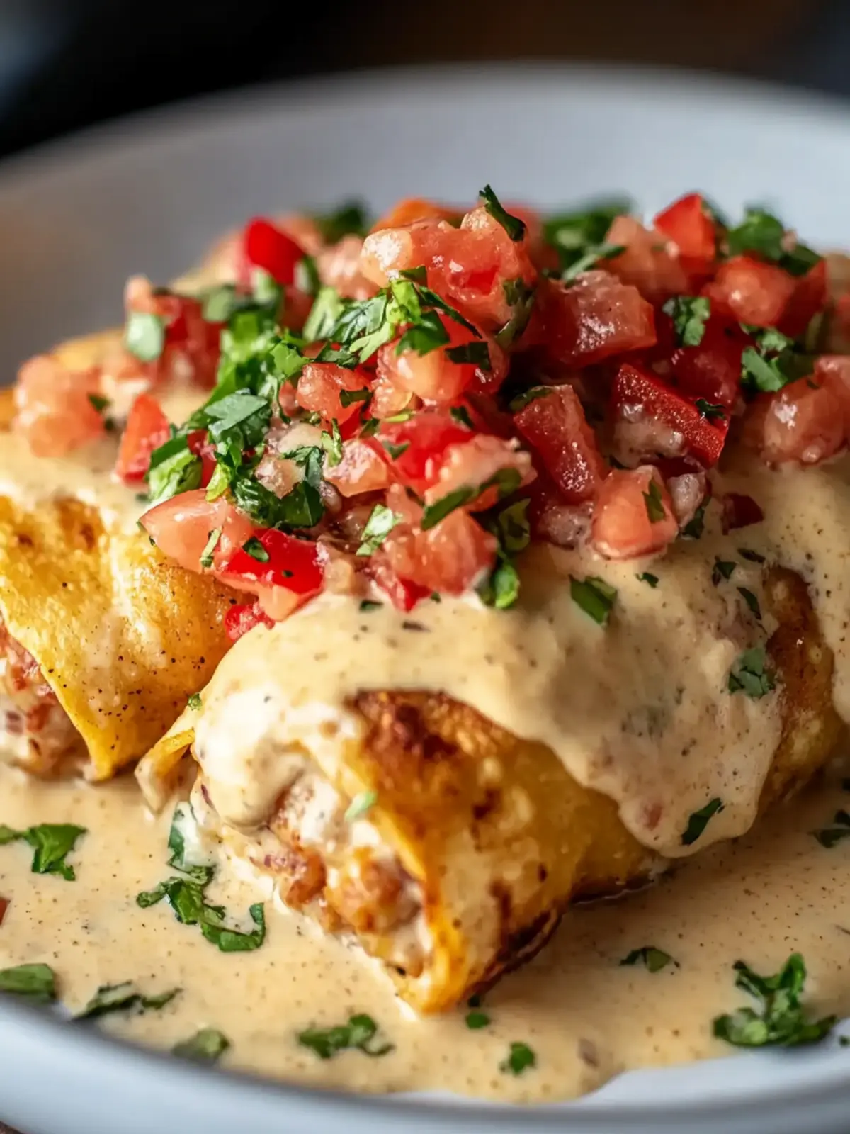 Boudin Chimichangas with Crawfish Cream Sauce You'll Crave 5 Boudin Chimichangas with Crawfish Cream Sauce