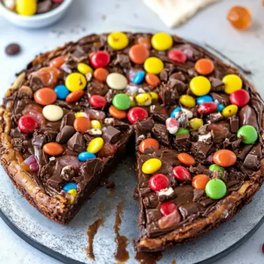 Irresistible Candy Brownie Pizza: Sweeten Your Day! 9 Candy Brownie Pizza