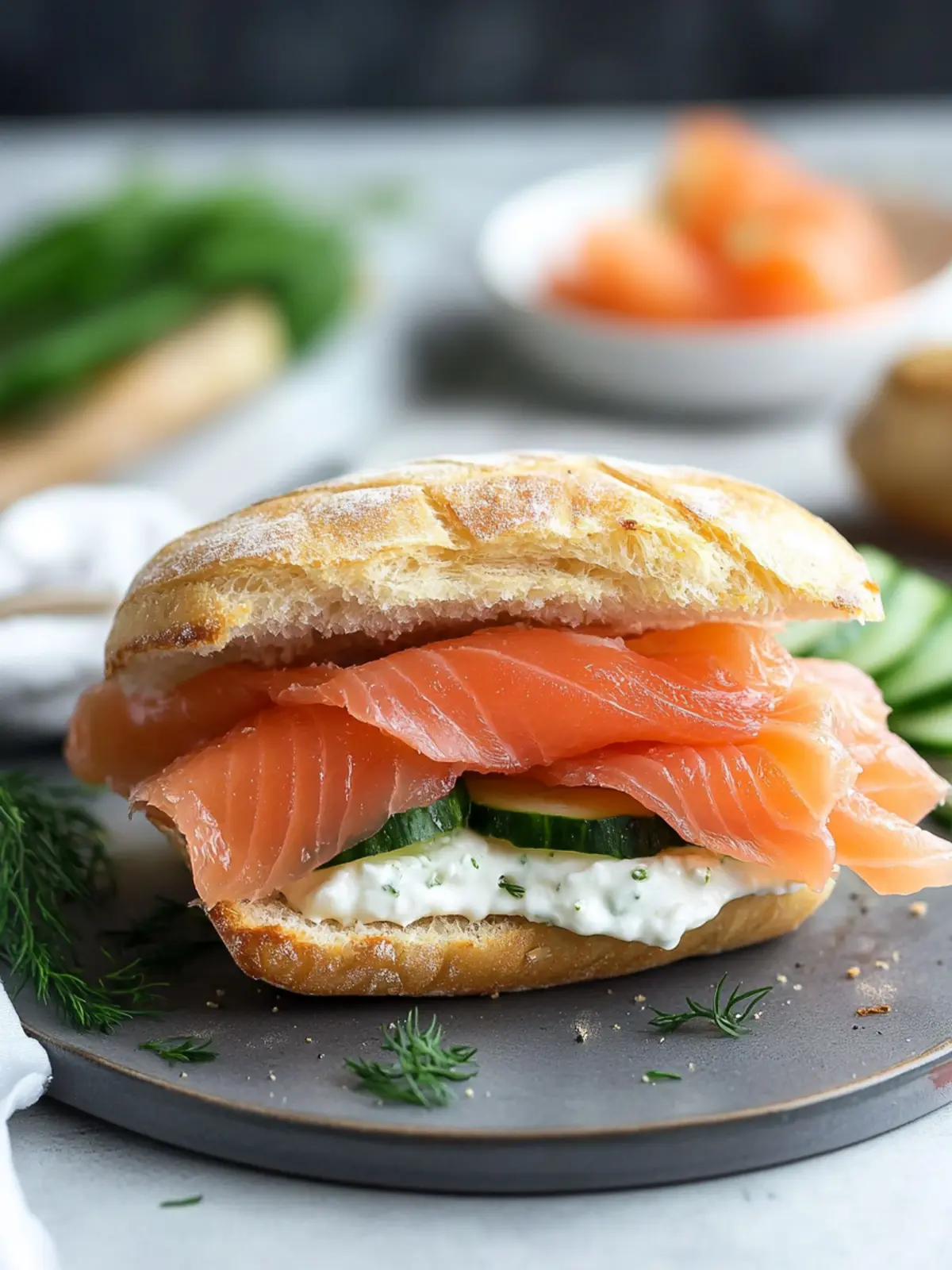 Irresistible Smoked Salmon Sandwiches for Quick Delights 5 Smoked Salmon Sandwich