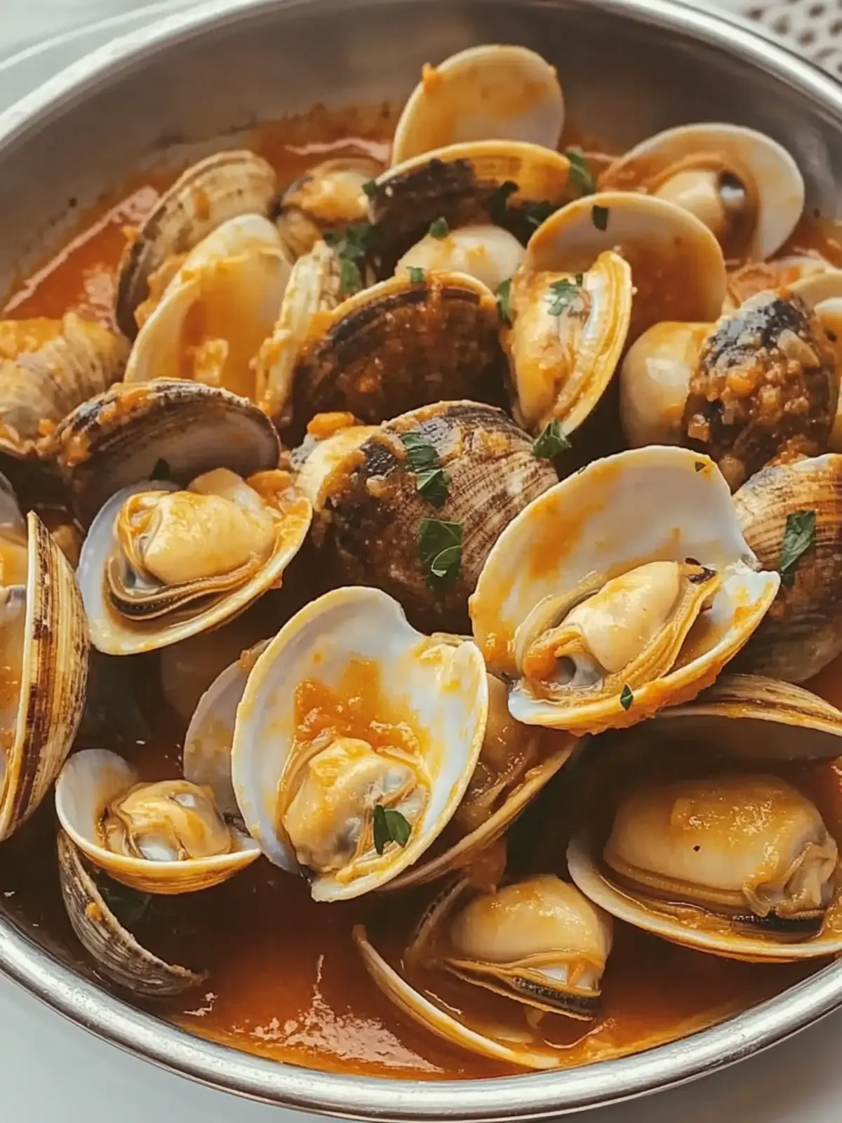 Delicious Clams in Marinera Sauce: A Mediterranean Delight 2 Clams in Marinera Sauce