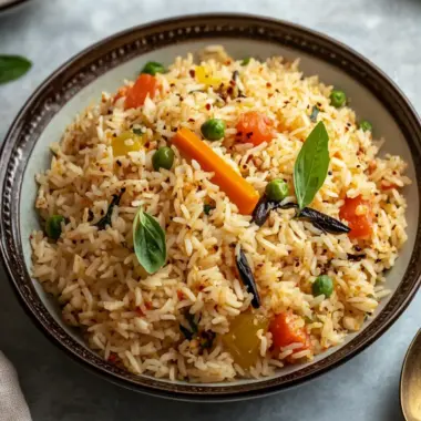 Savory Arabic Rice Pilaf with Spices and Nuts Delight 10 Arabic Rice Pilaf