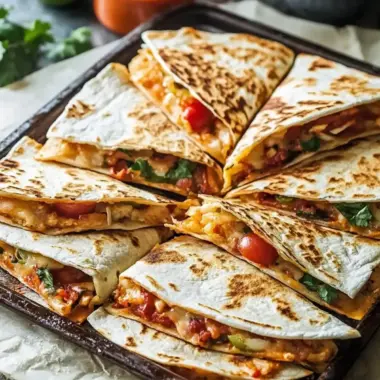 Sheet Pan Quesadillas: Easy, Cheesy Fun for Any Crowd 9 Sheet Pan Quesadillas