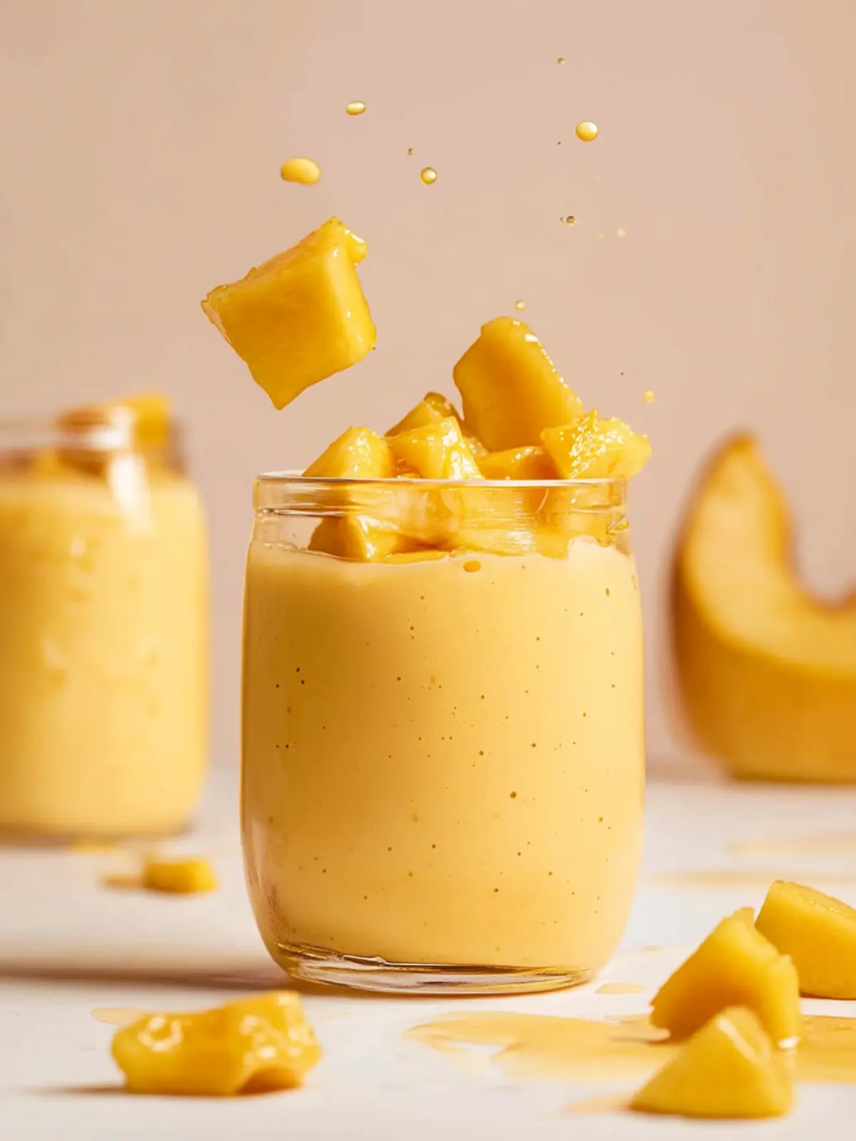 Creamy Mango Yogurt: A Homemade Vegan Delight 2 Mango Yogurt