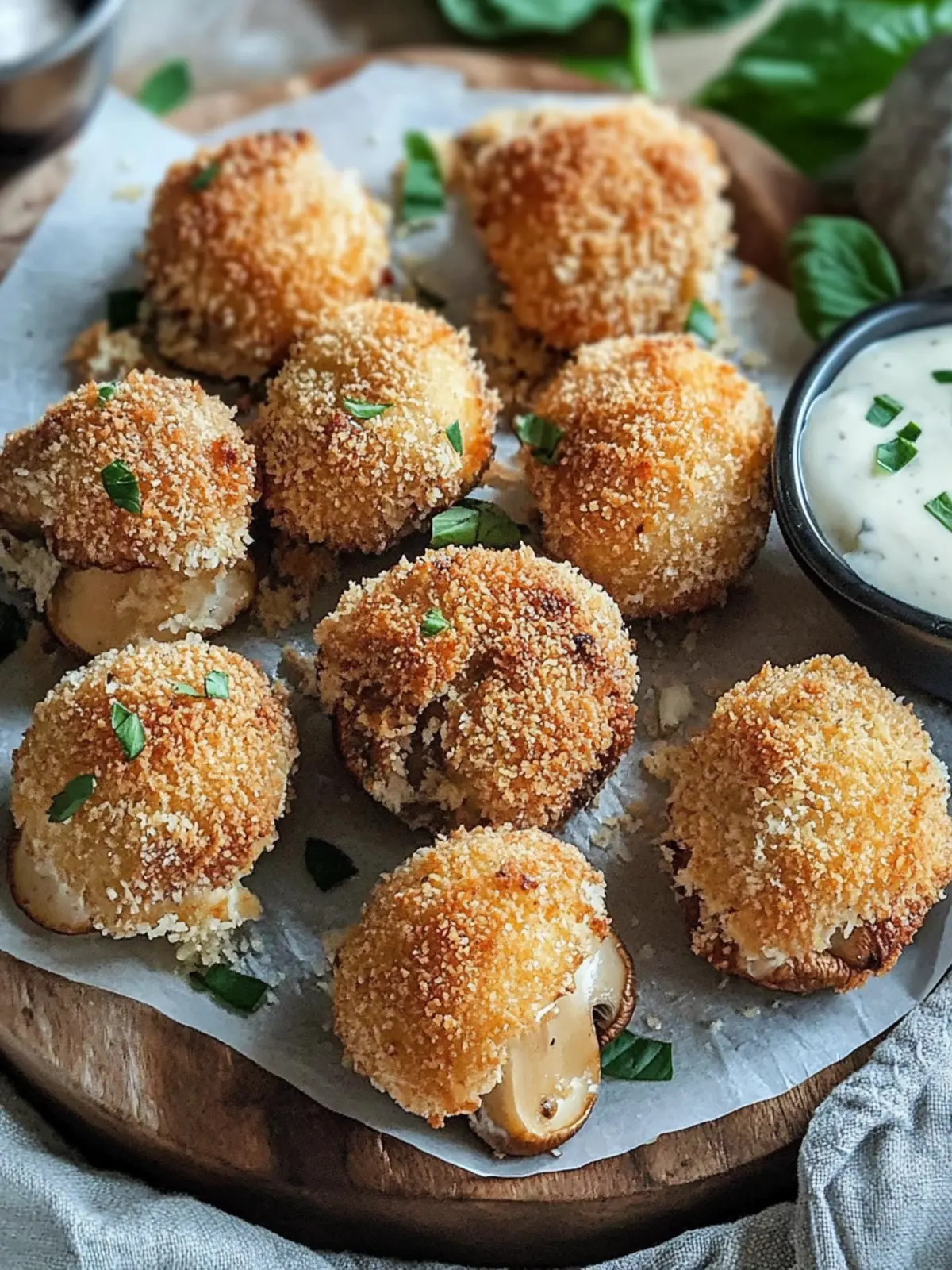 Crispy Baked Breaded Mushrooms for the Ultimate Snack Fix 5 Baked Breaded Mushrooms