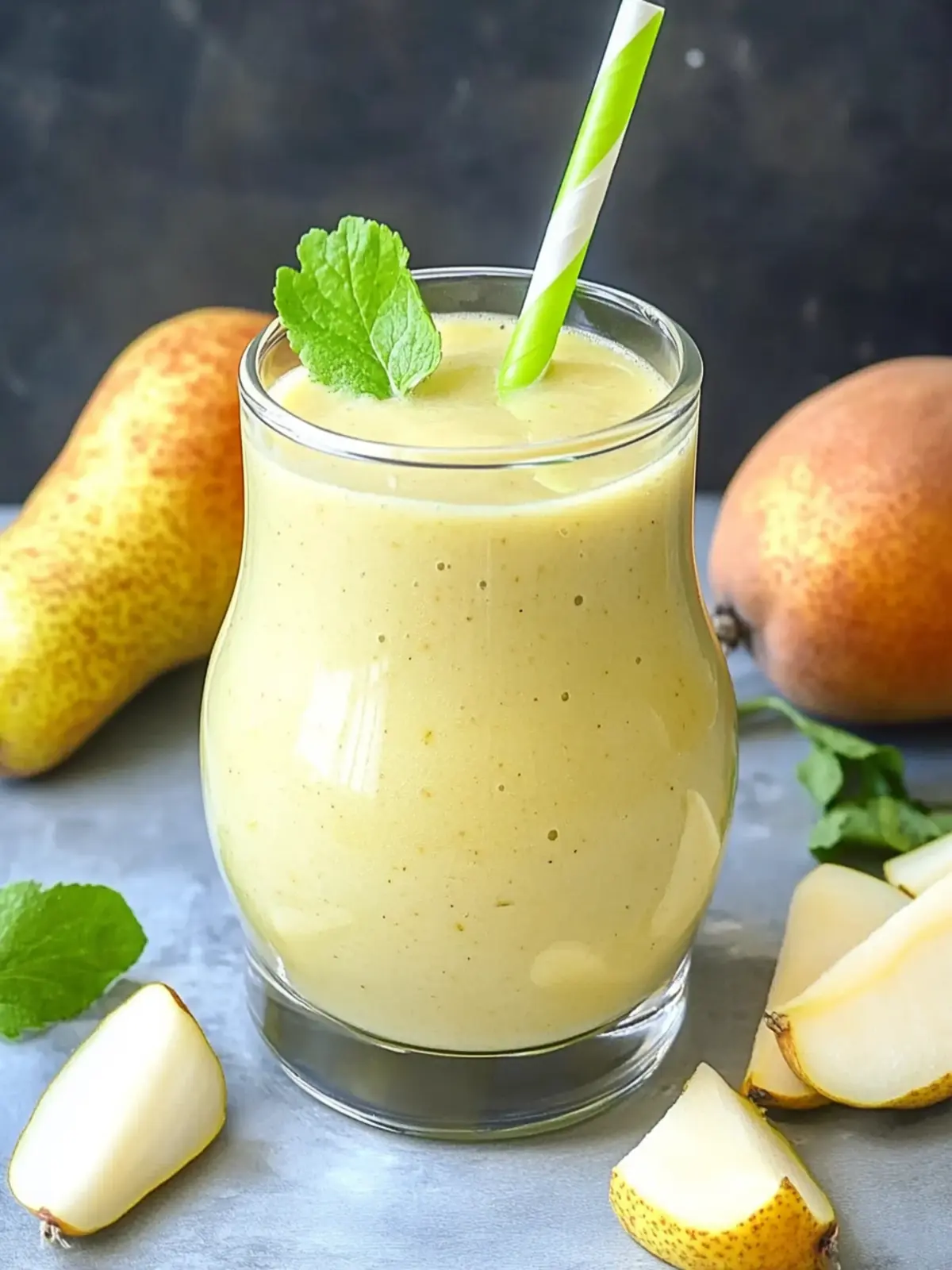 Revitalize Your Day with a Pear Ginger Smoothie Delight 5 Pear Ginger Smoothie