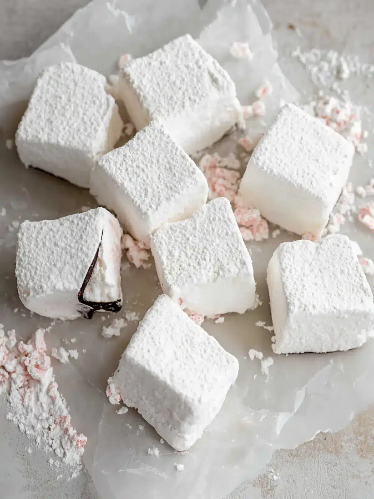 Deliciously Fluffy Homemade Vanilla Bean Marshmallows 4 Homemade Vanilla Bean Marshmallows