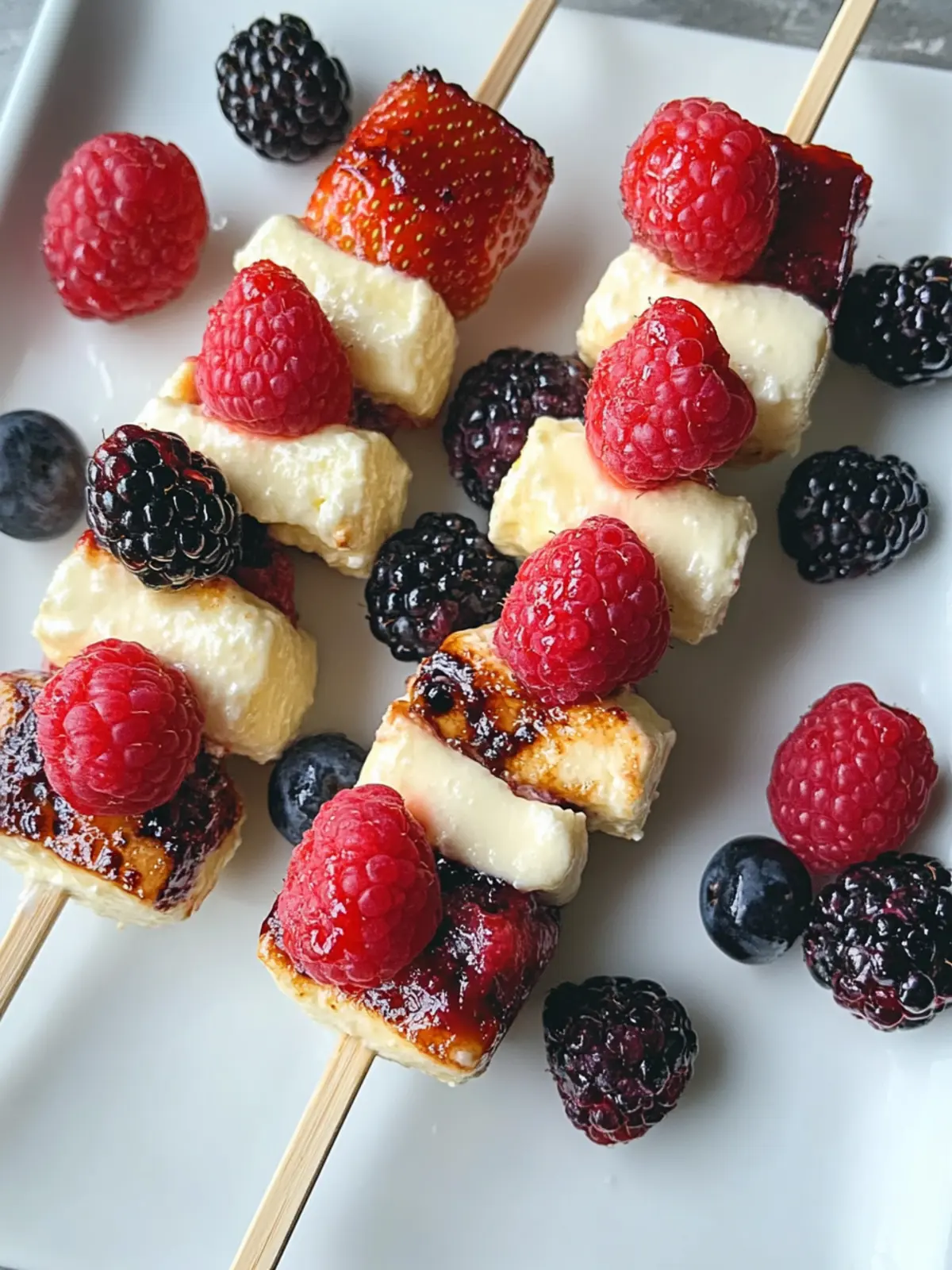 Berry Cheesecake Kabobs: Delightful No-Bake Treats to Enjoy 5 Berry Cheesecake Kabobs