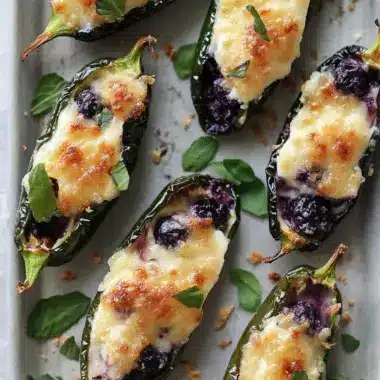 Blueberry Brie Jalapeño Poppers: A Sweet & Spicy Delight 9 Blueberry Brie Jalapeño Poppers