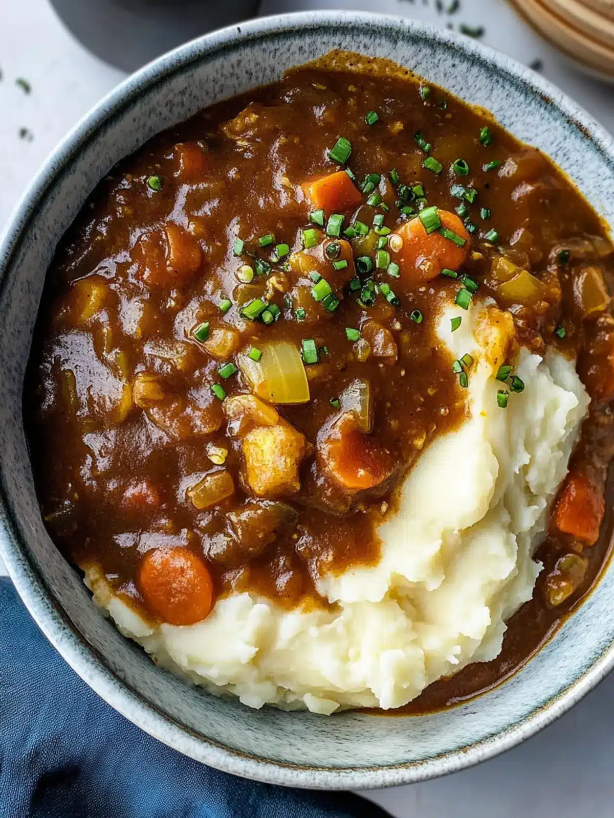 Delightful Japanese Curry Over Mashed Potatoes in 30 Minutes 2 Japanese Curry Over Mashed Potatoes