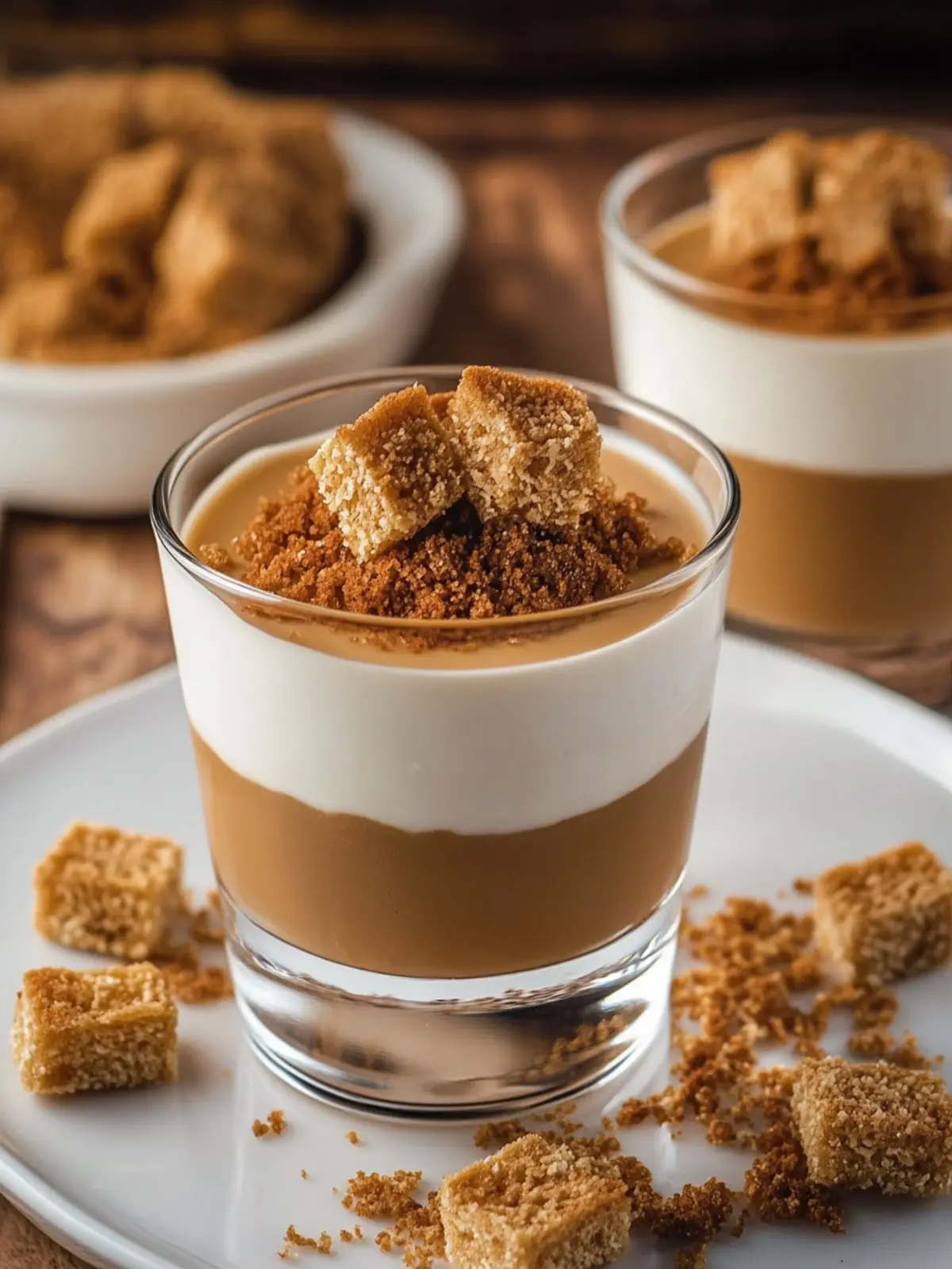 Irresistible Biscoff Panna Cotta with Creamy Caramel Bliss 3 Biscoff Panna Cotta