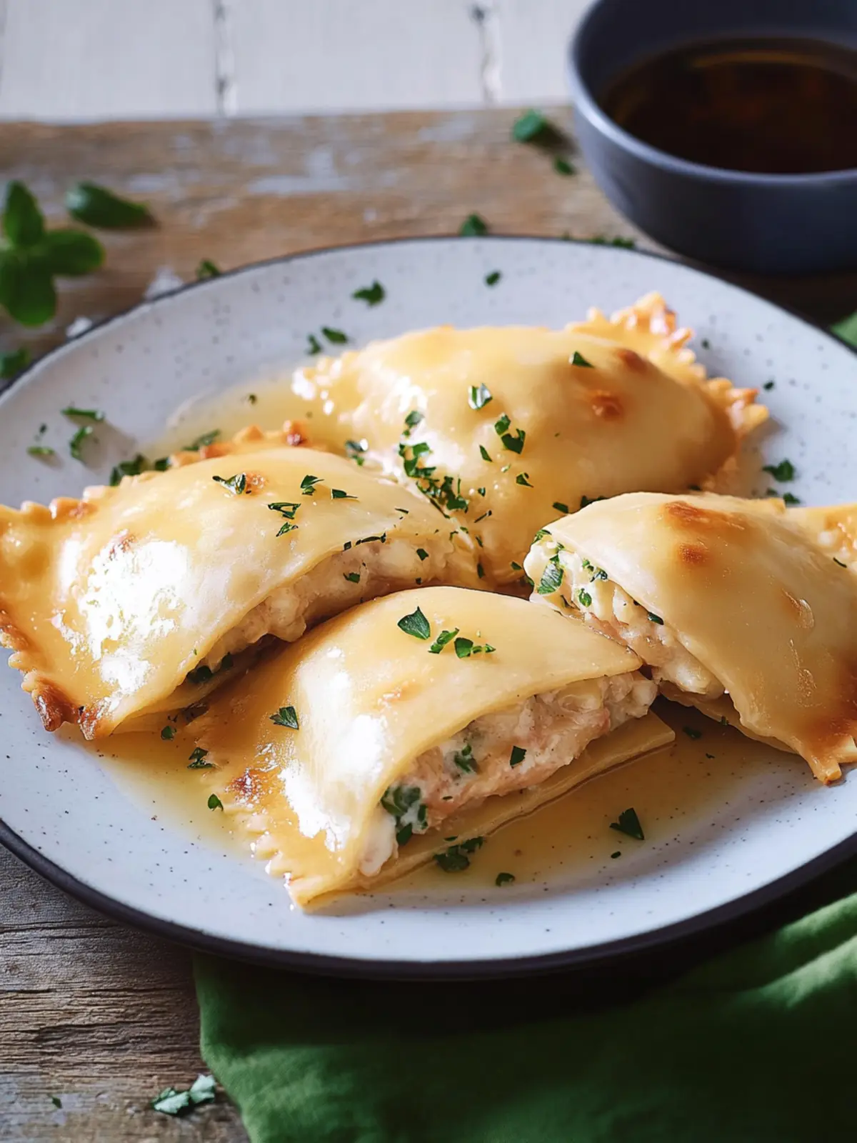Savory Stuffed Pasta Pockets: Comfort Food Made Easy 3 Stuffed Pasta Pockets