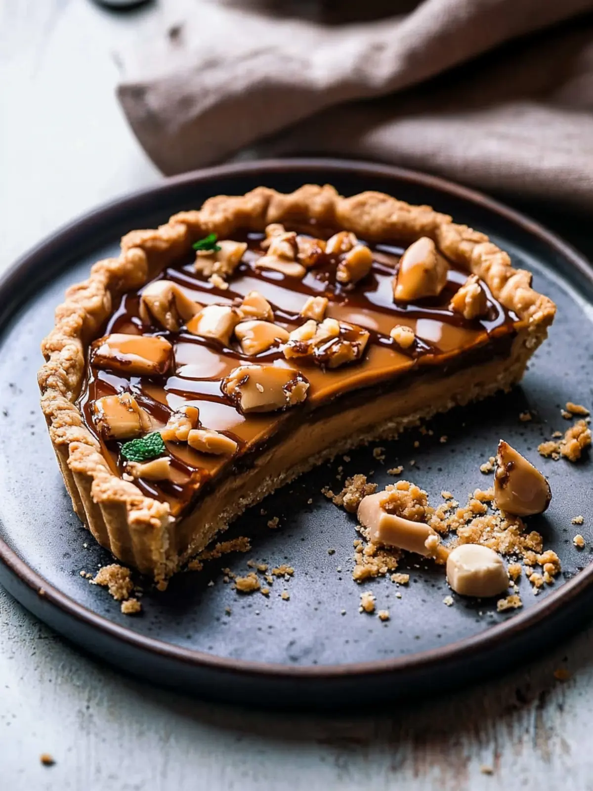 Indulge in Snickers Caramel Tart: Sweet Bliss Awaits 5 Snickers Caramel Tart