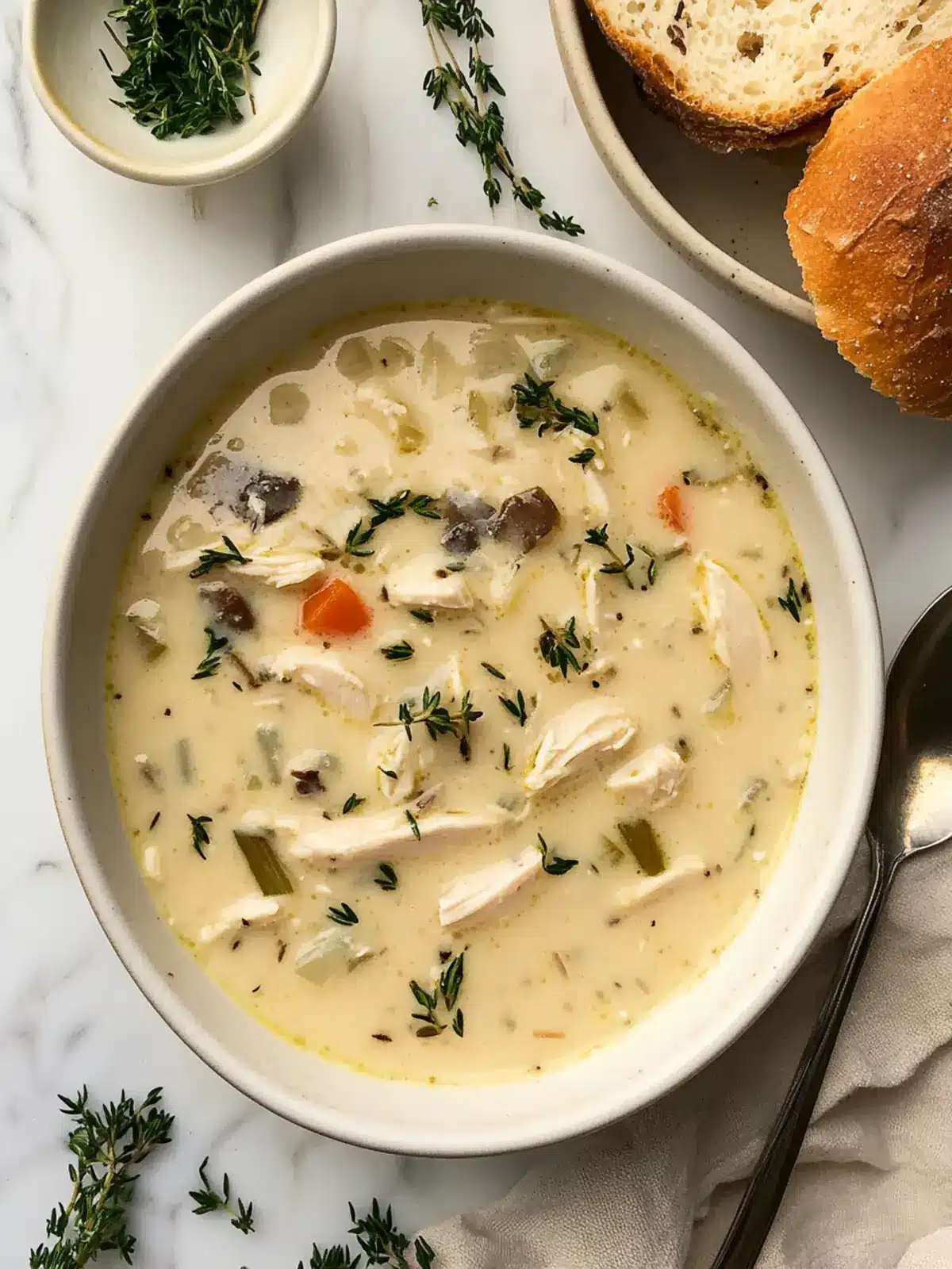 Deliciously Cozy Creamy Boursin Chicken Soup Recipe 4 Creamy Boursin Chicken Soup