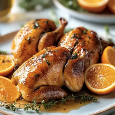 Savory Orange-Glazed Quail for a Flavorful Feast at Home 10 Orange-Glazed Quail