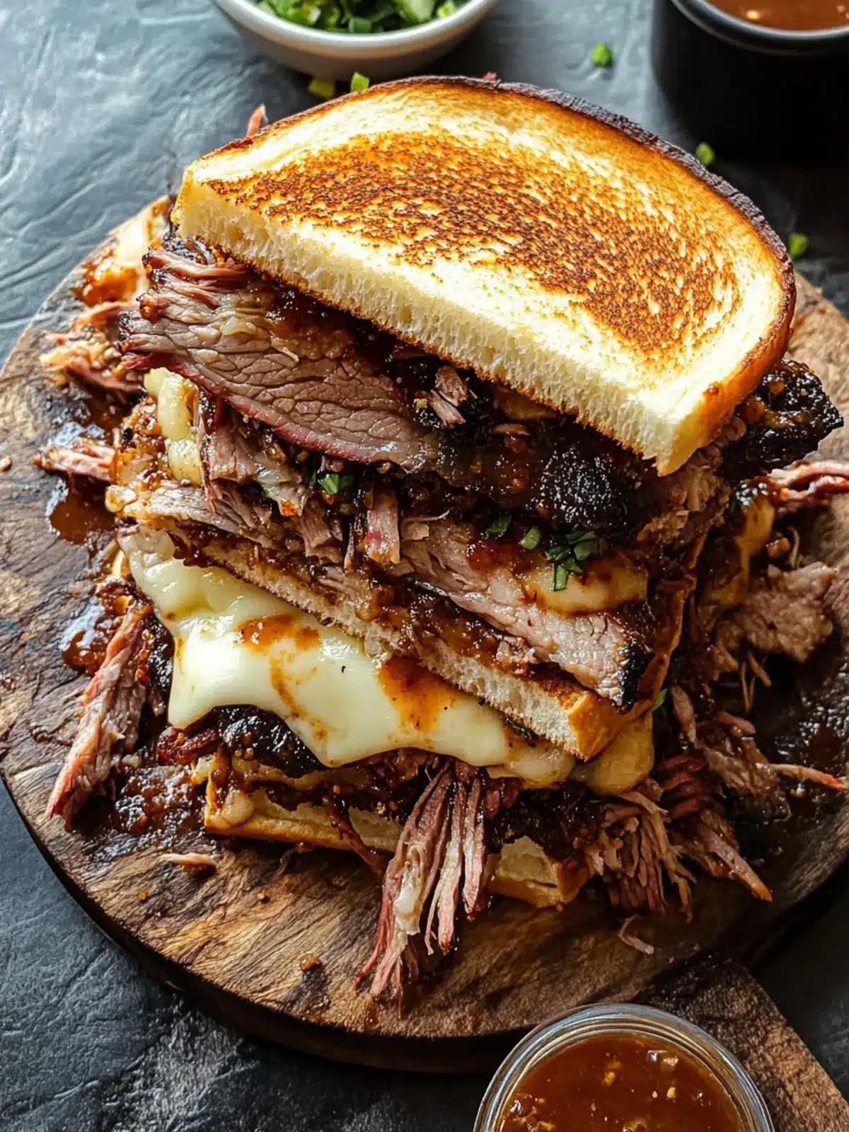 Savory BBQ Brisket Melts for Game Day Bliss 3 BBQ Brisket Melts