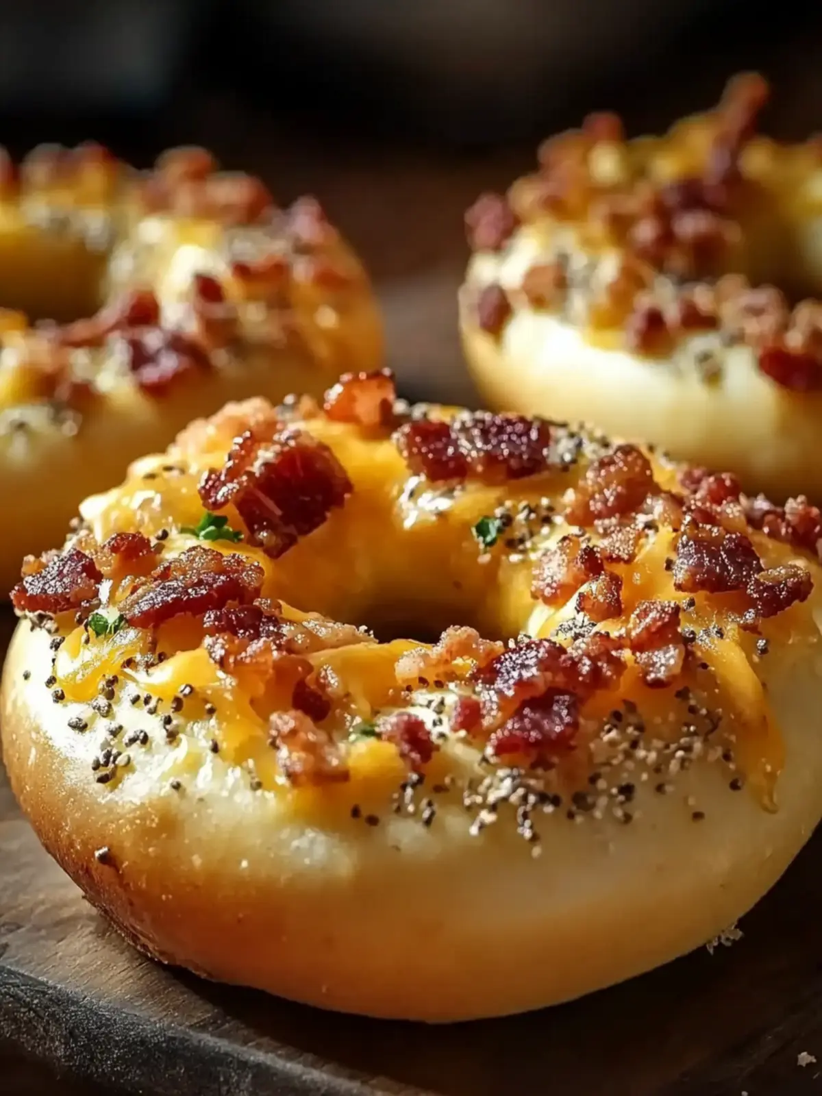 Homemade Bacon Cheddar Bagels for a Savory Breakfast Delight 2 Bacon Cheddar Bagels