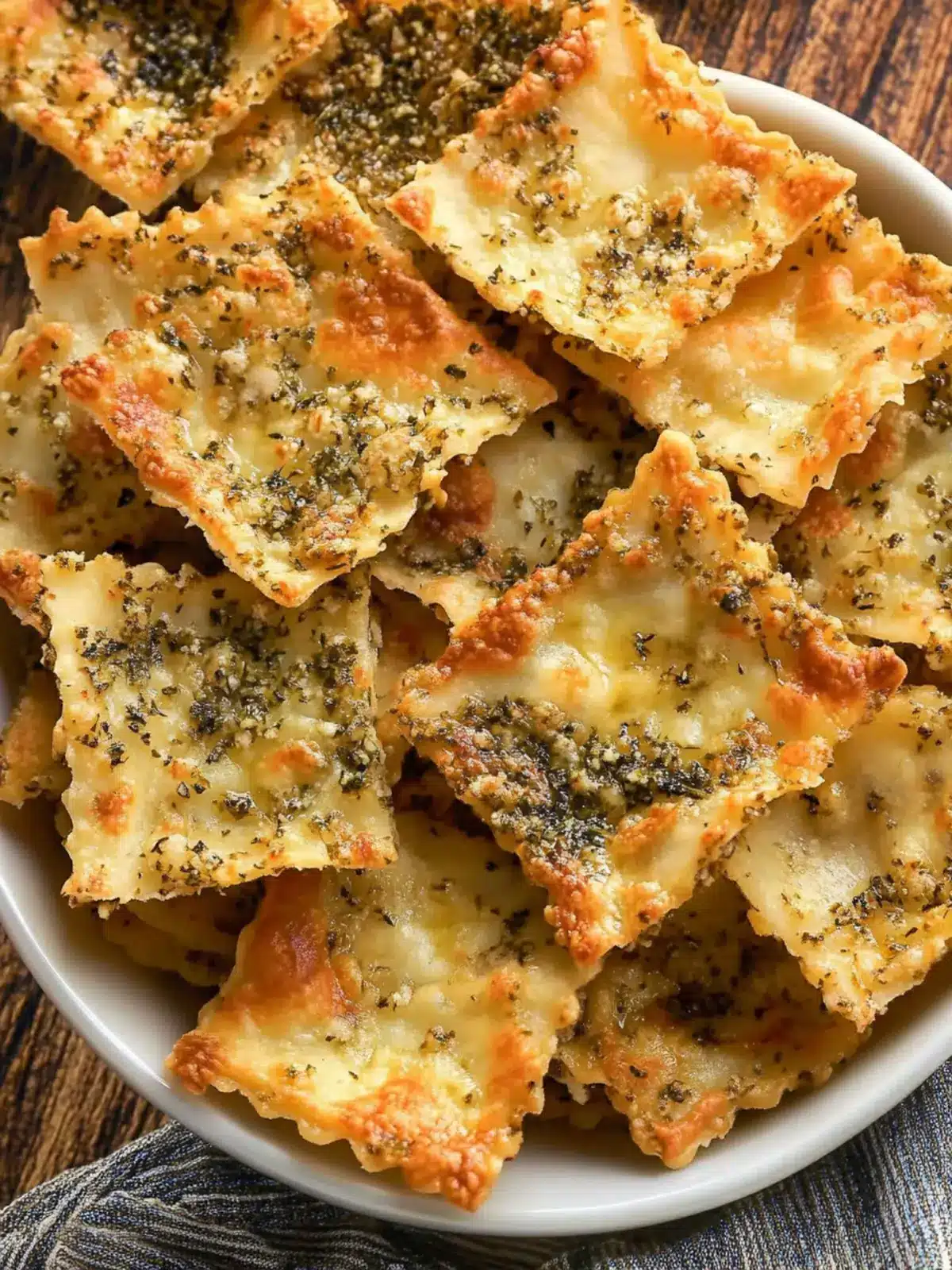 Crispy Oven-Baked Herbed Lasagna Chips You’ll Crave Daily 2 Oven-Baked Herbed Lasagna Chips