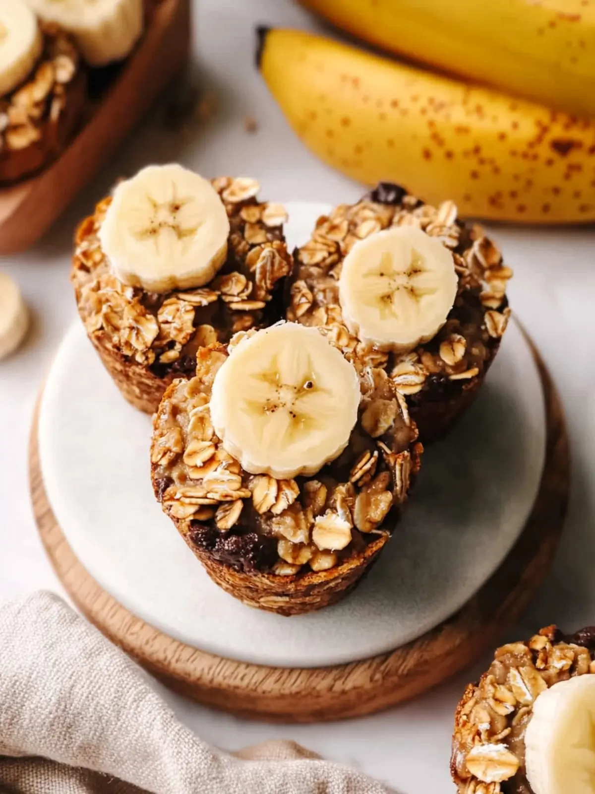 Delicious Peanut Butter Banana Baked Oatmeal Cups to Savor 2 Peanut Butter Banana Baked Oatmeal Cups