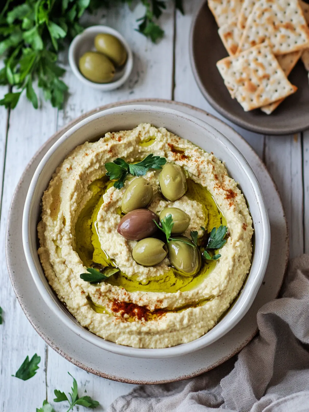 Easy Olive Hummus Recipe for a Creamy Vegan Delight 5 Olive Hummus