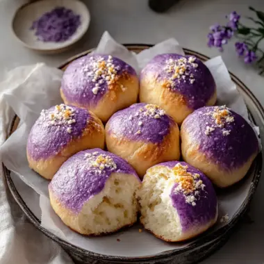 Cheesy Purple Yam Bread Rolls for Cozy Mornings at Home 9 Cheesy Purple Yam Bread Rolls