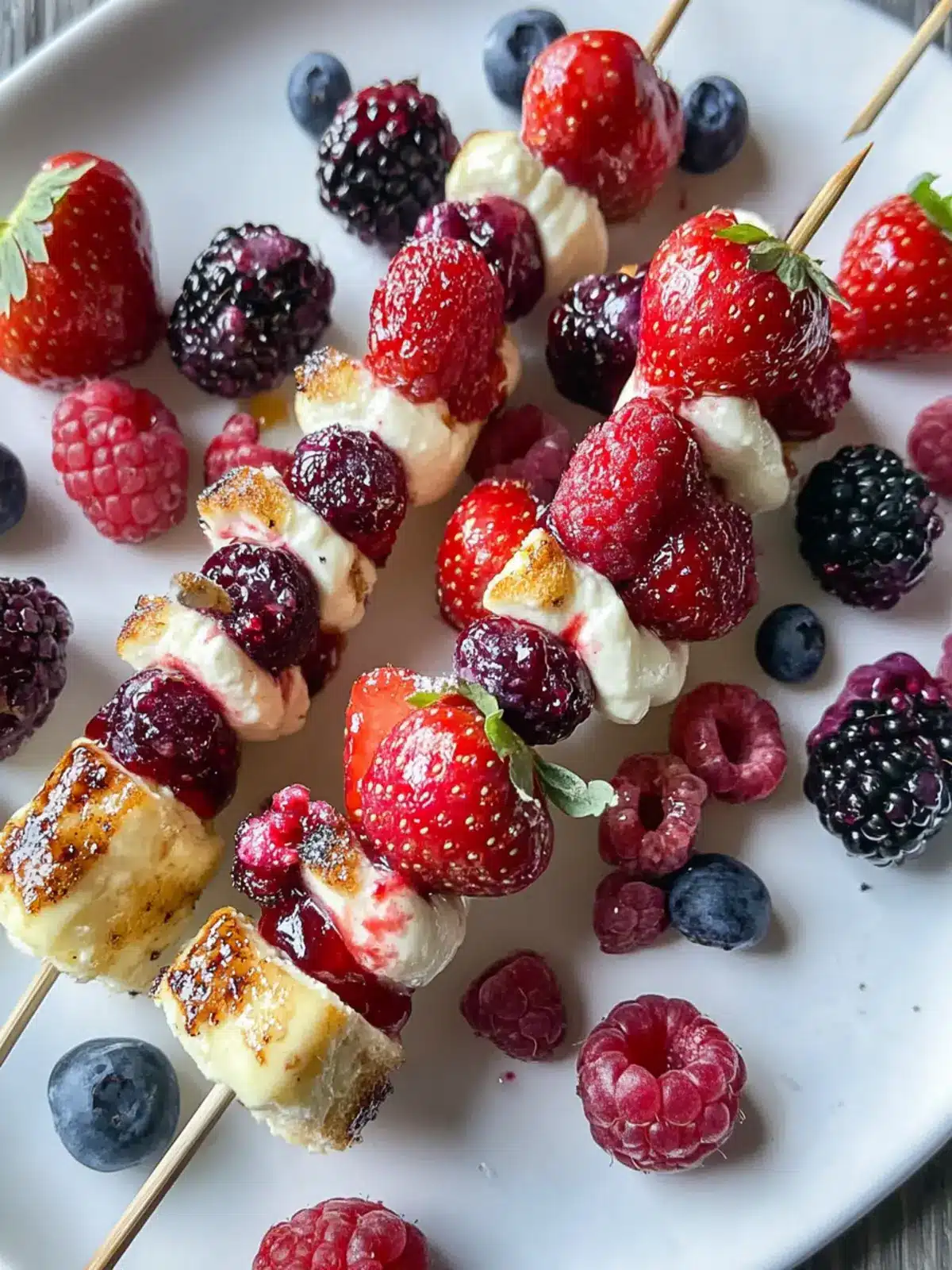 Berry Cheesecake Kabobs: Delightful No-Bake Treats to Enjoy 2 Berry Cheesecake Kabobs